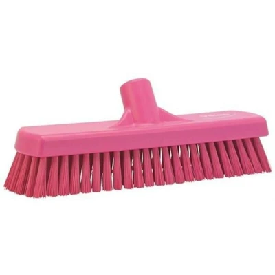Image de VIKAN 70601 Brosse à sol/mur, 305 mm, polyester, dure, rose 7060/1