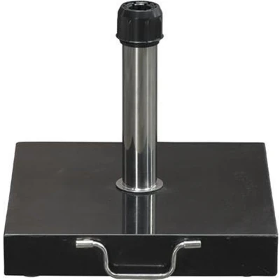 Afbeelding van Cosmo parasolvoet 30 kilo graniet black polished Garden Impressions
