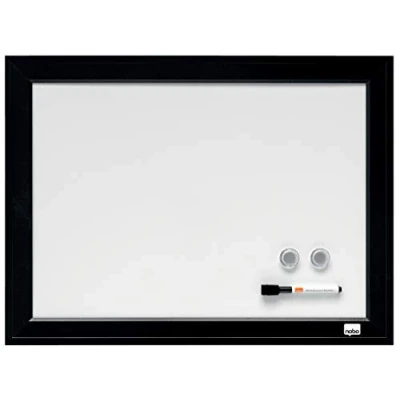Image de Tableau magnétique effaçable à sec cadre noir Nobo