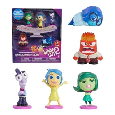 Afbeelding van Just Play Disney en Pixar Inside Out 2 All The Feels figuren collectie van 2,5 tot 5,9 cm hoogte, speelgoed voor kinderen vanaf 5 jaar