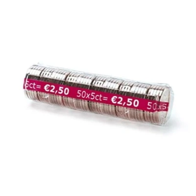 Afbeelding van Monetique L100TC005 muntzakjes, 0,05 euro, 100 stuks