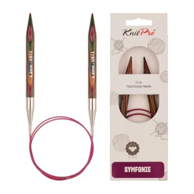 Afbeelding van KnitPro Symfonie rondbreinaalden 150cm 9.00mm 3st