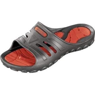 Afbeelding van Beco Slippers Grijs/rood Unisex Maat 36