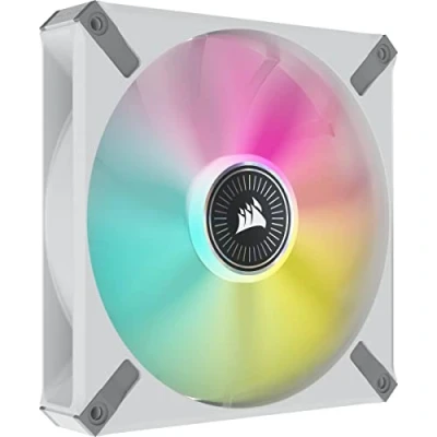 Afbeelding van CORSAIR iCUE ML140 RGB ELITE Ventilatorhuis 140 mm wit