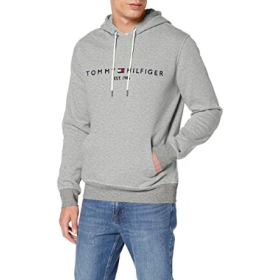 Image de Tommy Hilfiger Pour des hommes Sweat à  capuche logo, GrisM