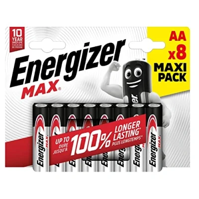 Afbeelding van Energizer batterijen Max AA/LR06/E91, blister van 8, MaxIPACK