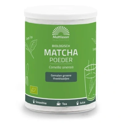 Afbeelding van Mattisson Biologische Matcha poeder 125 g