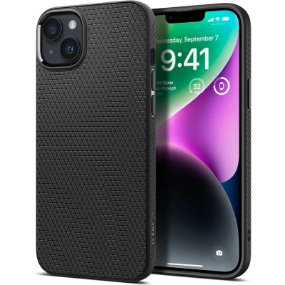 Afbeelding van Spigen Core Armor Case hoesje voor iPhone 14 zwart