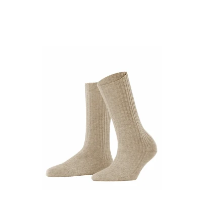 Afbeelding van Falke COSY BOOT Sokken, Dames, Maat: 35 38, Beige mel