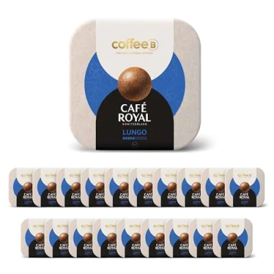 Image de 180 Coffee Balls Lungo Boules de Café haut gamme 100% compostable Spécialement conçues pour l&#039;utilisation la machine à CoffeB by Royal