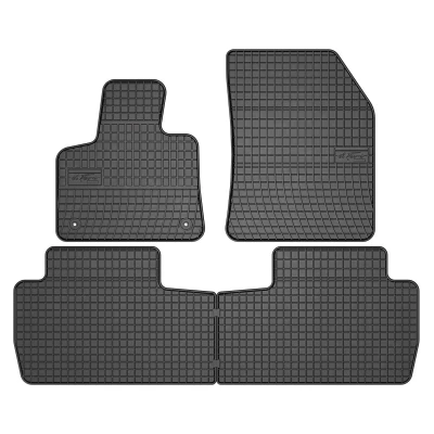 Afbeelding van FROGUM 401624 Vloermatset Rubber voor en achter 4 Zwart Op maat gemaakt PEUGEOT: 5008 II