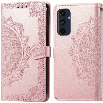 Afbeelding van imoshion Hoesje Geschikt voor Samsung Galaxy A16 (5G) Mandala Bookcase Rosé Goud