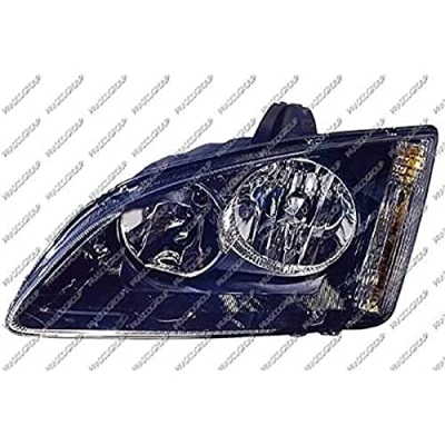 Afbeelding van PRASCO FD4244914 Koplampen Links H7, H1 Zwart Met regelmotor voor LWR FORD: FOCUS 2, 2 Kombi, Cabriolet