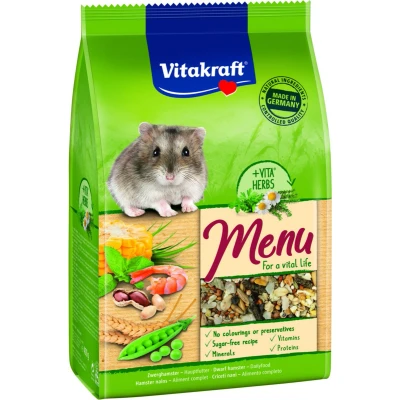 Afbeelding van Vitakraft Menu Vital Dwerghamster Hamstervoer 400 g