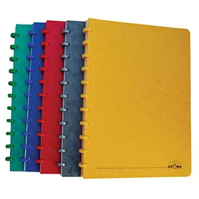 Afbeelding van Schrift Atoma A4 ruit 5x5mm 144blz 90gr karton assorti