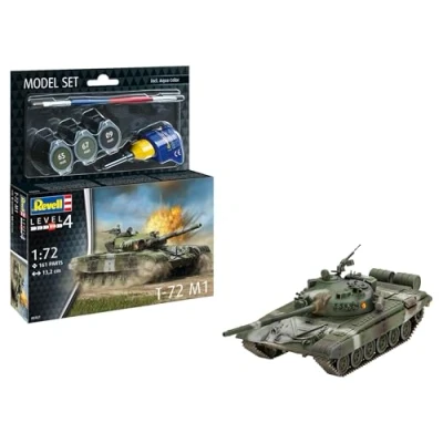 Afbeelding van 1:72 Revell 63357 T 72 M1 Tank Model Set Plastic Modelbouwpakket