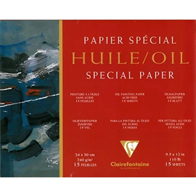 Afbeelding van clairfontaine papier special olieverf