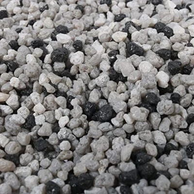 Afbeelding van Aqua Della Aquarium Grind mix grijs/zwart Inhoud: 10 Kilo Korrel 2 tot 4mm