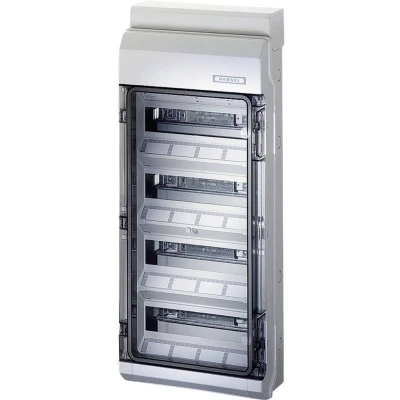 Afbeelding van Hensel 1659661 KV 9448 Kleine verdeelkast Opbouw (op muur) Aantal groepen = 48 rijen 4 Inhoud 1 stuk(s)