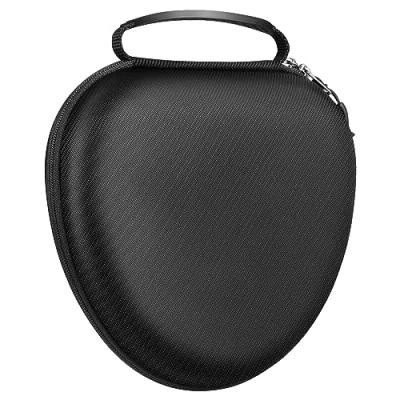 Afbeelding van FINTIE Beschermhoes compatibel met AirPods Max hoofdtelefoon, harde EVA beschermhoes, schokbestendig, transporttas accessoirevak voor Max, zwart