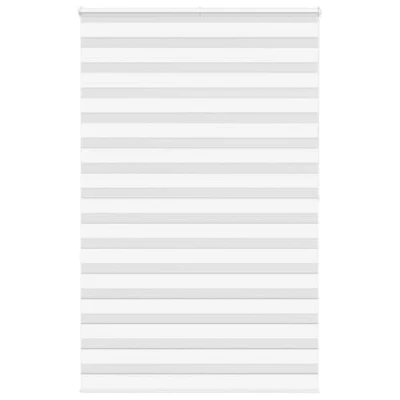 Afbeelding van vidaXL Zebra rolgordijn 140x200 cm stofbreedte 135,9cm polyester wit