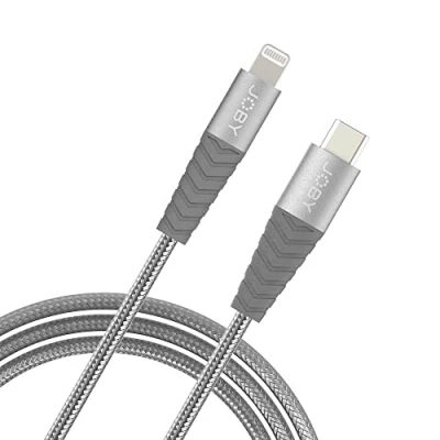 Afbeelding van Vitec Usb c Lightning kabel 2 M Space Grey (jb01817 bww)