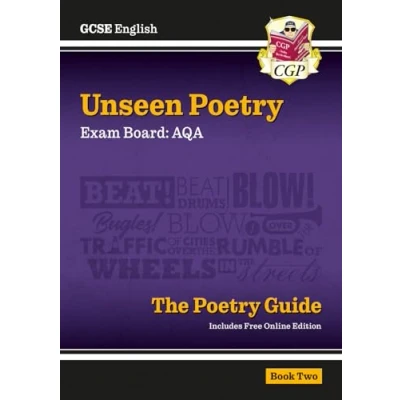 Afbeelding van New Grade 9 1 GCSE English Literature AQA Unseen Poetry Guide Book 2
