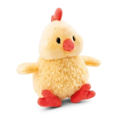 Afbeelding van Eggwina pluche kuiken, 20 cm, geel, knuffeldier, schattige knuffel om te knuffelen, spelen, voor kinderen en volwassenen, een geweldig cadeau idee