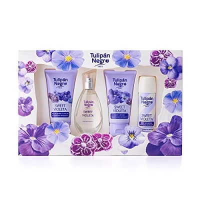 Afbeelding van ZWARTE TULIPAN CADEAU SWEET PAARS