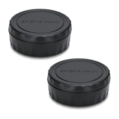 Afbeelding van JJC Body Cap + Achterste Lens Set voor Canon DSLR EOS Camera&#039;s &amp; EF/EF S Mount System (2 Sets)