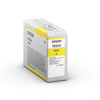 Image de Epson T8504 80 ml jaune original cartouche d&#039;encre pour SureColor P800, P800 Designer Edition, SC