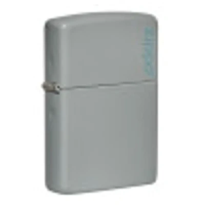 Afbeelding van Aansteker Zippo Flat Grey with Logo
