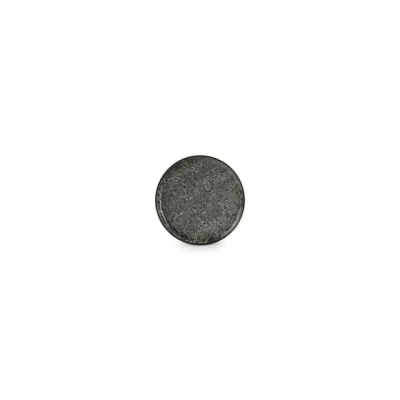 Afbeelding van ONA Plat bord 20cm zwart Gravel (Set van 6)