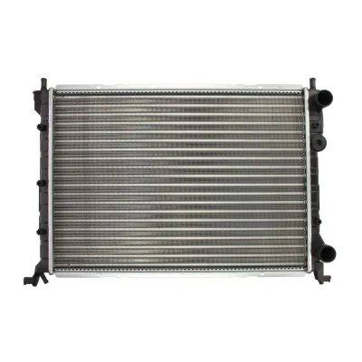 Afbeelding van THERMOTEC D7F041TT Radiateur Aluminium, Kunststof voor voertuigen met/zonder airco 520 368 43 Handgeschakeld Koelribben mechanisch gelast