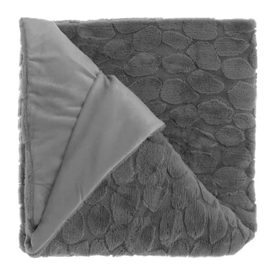 Afbeelding van Unique Living Daaf Plaid 150x200 cm Dark Grey