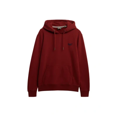 Afbeelding van Superdry Essential LOGO Hoodie, Heren, Maat: Medium, League red