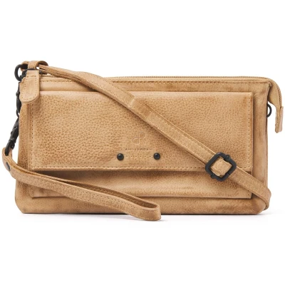 Afbeelding van dR Amsterdam Tampa Schoudertas / Clutch beige Damestas