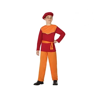 Afbeelding van Kostuums voor Kinderen Page Rood 4 pcs Maat 10 12 Jaar