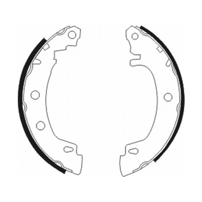 Afbeelding van KRAFT 6025080 Remschoenen 203,2 39,0 RENAULT: MEGANE Scenic, 1