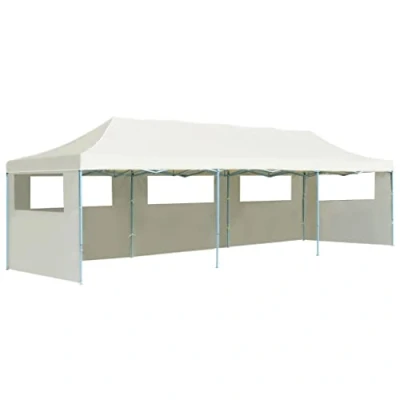 Afbeelding van Vouwtent pop up met 5 zijwanden 3x9 m crème