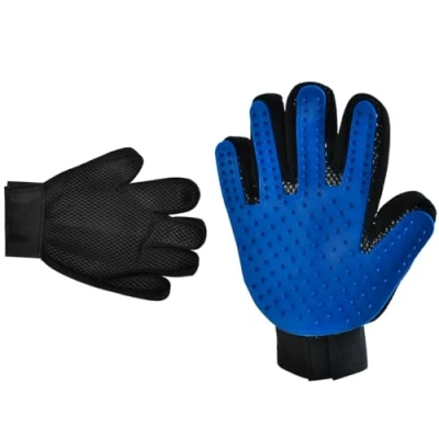 Afbeelding van Purlov Handschoen voor het borstelen van dieren