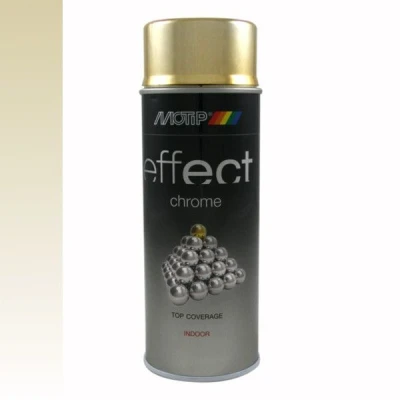 Afbeelding van Motip Deco Effect Chrome Laquer Gold 400 ml
