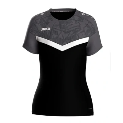 Afbeelding van JAKO T shirt Iconic zwart/antraciet 34 / 40