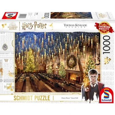 Afbeelding van Schmidt Spiele 58578 puzzel 1000 stukjes Thomas Kinkade Wizarding World Harry Potter Hall meerkleurig