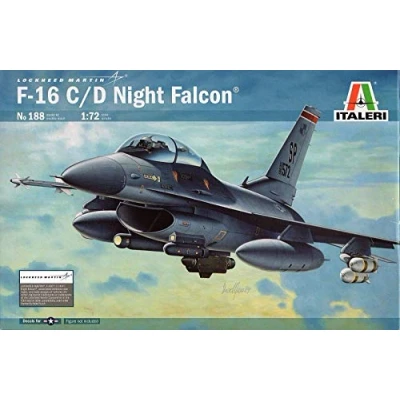 Afbeelding van Italeri Modelbouwpakket F 16 C/D Night Falcon / Schaal 1:72