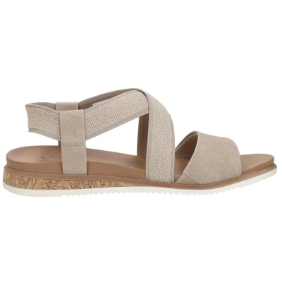 Afbeelding van Skechers Bobs Desert Kiss Low Sandalen Plat Beige Maat 36