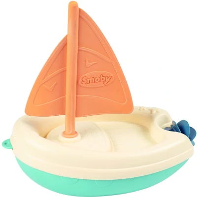 Afbeelding van Smoby Kleine groene zeilboot Bioplastic Boot Badspeelgoed Baby