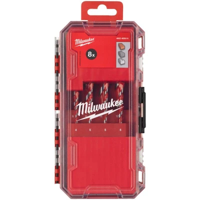 Afbeelding van Milwaukee Steen / Beton Boor Set Packour Box 8 DLG