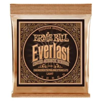 Afbeelding van Ernie Ball EB2548 11 52 Everlast Coated Phosphor Bronze Light Akoestische gitaarsnaren
