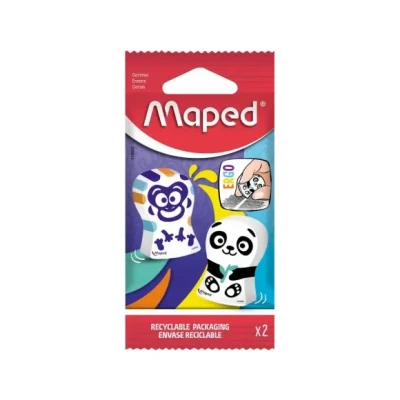 Afbeelding van Maped gum Ergo Fun, blister met 2 stuks